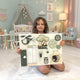 Portable baby sensory busy board (30×40 cm)